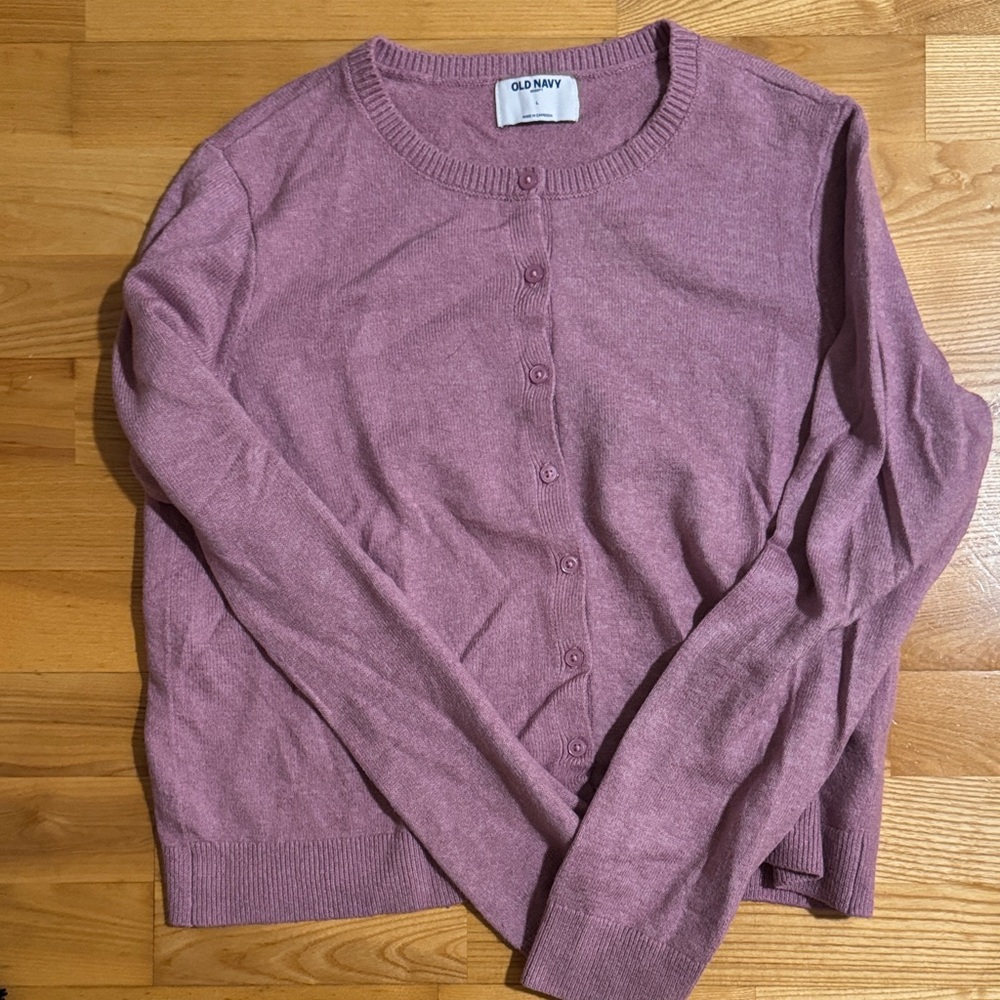 Women's Pink cardigan Sweater